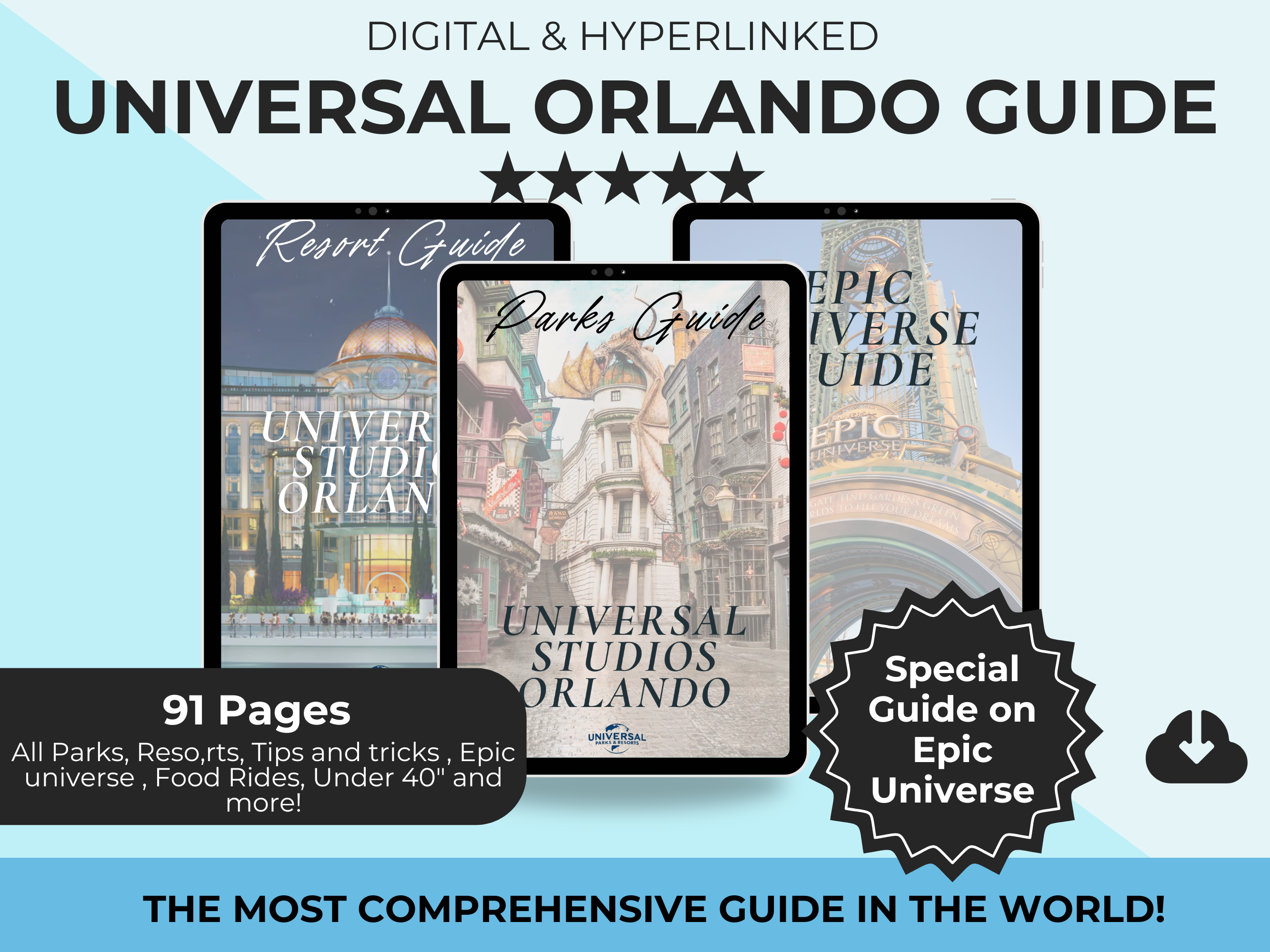 Ultimate Universal Studios Orlando Guide 2026 Epic Universe Digital Do ...