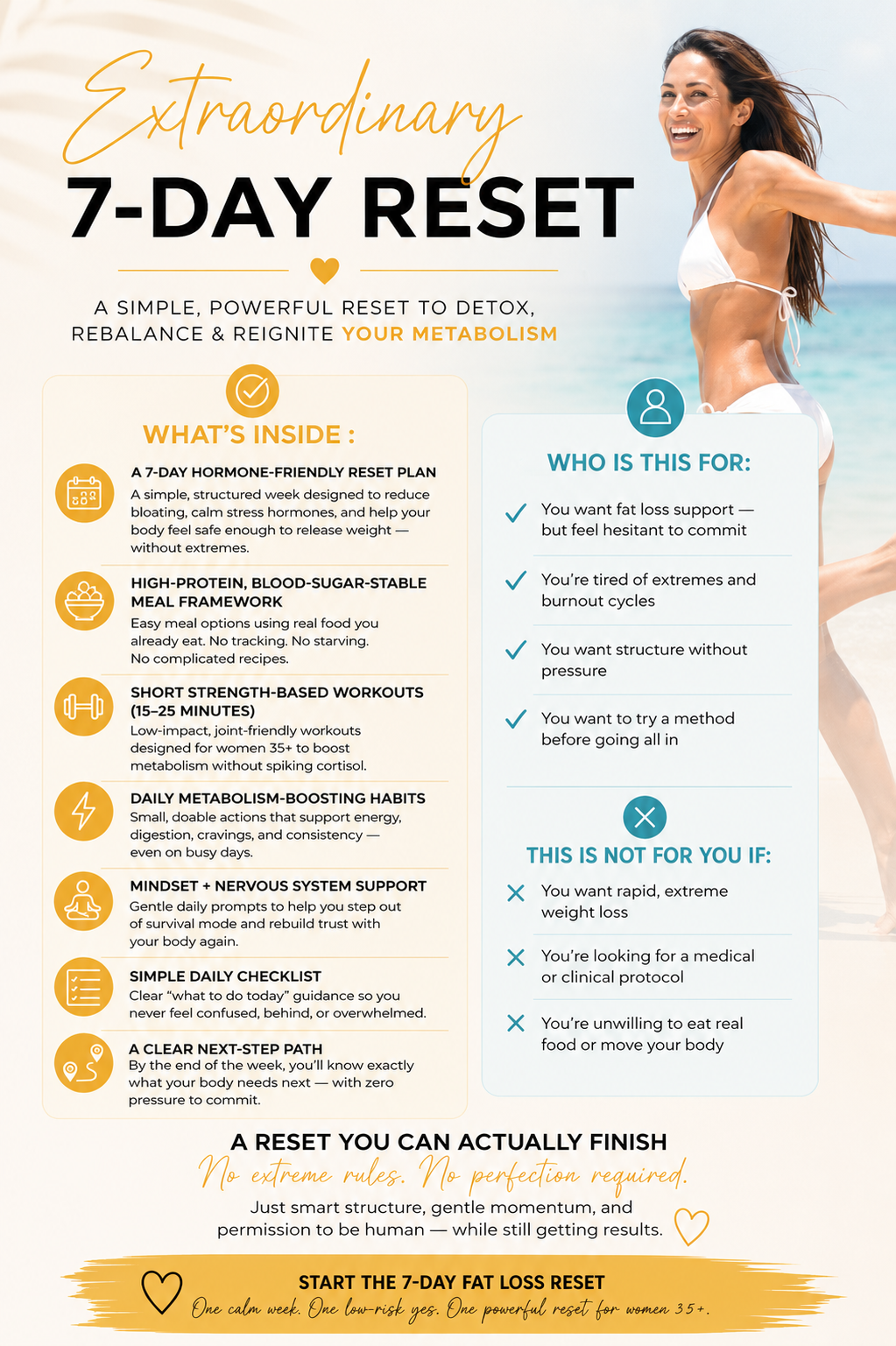 The 7-Day Fat Loss Reset for Women 35+