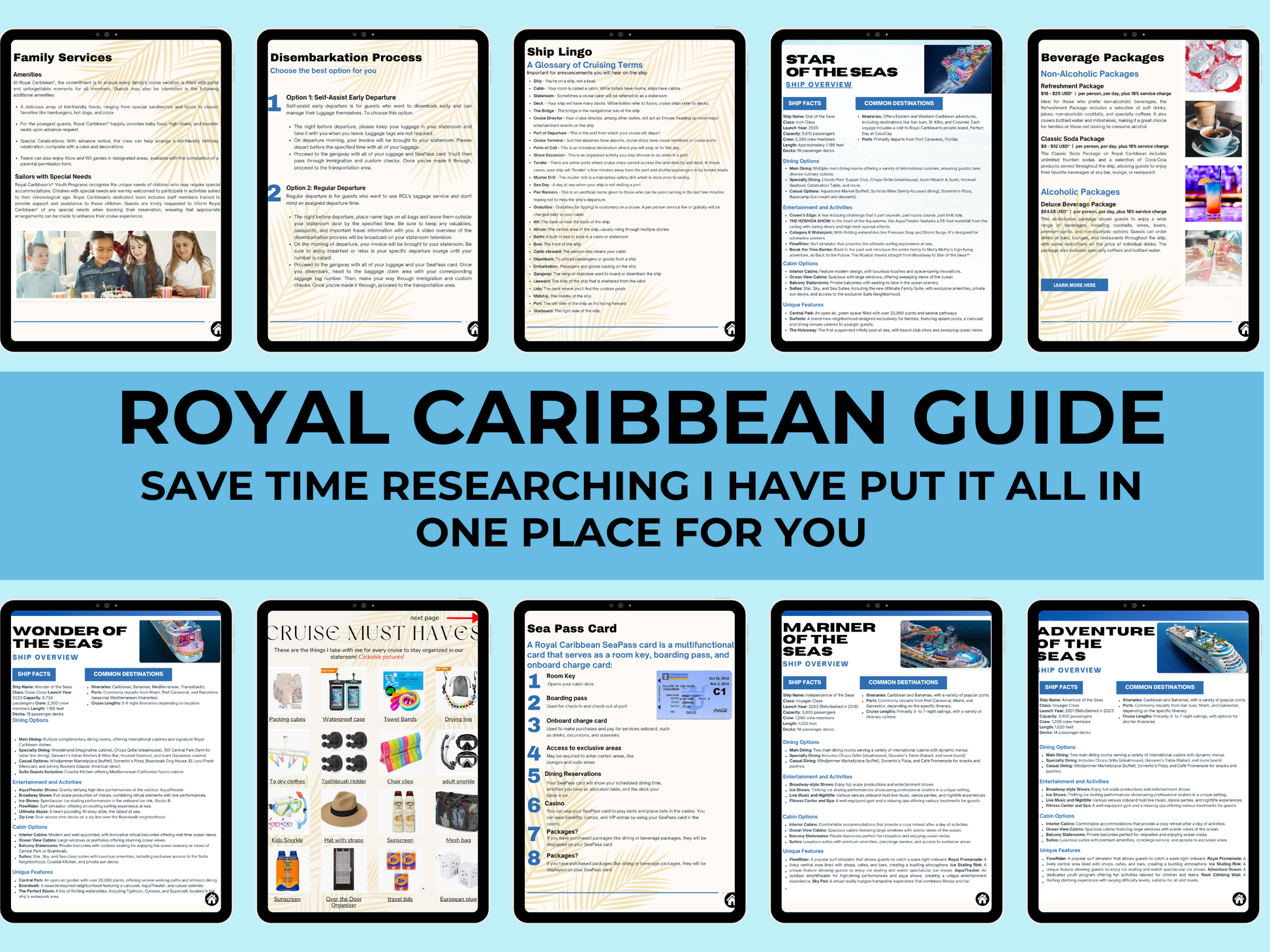 Royal Caribbean cruise guide