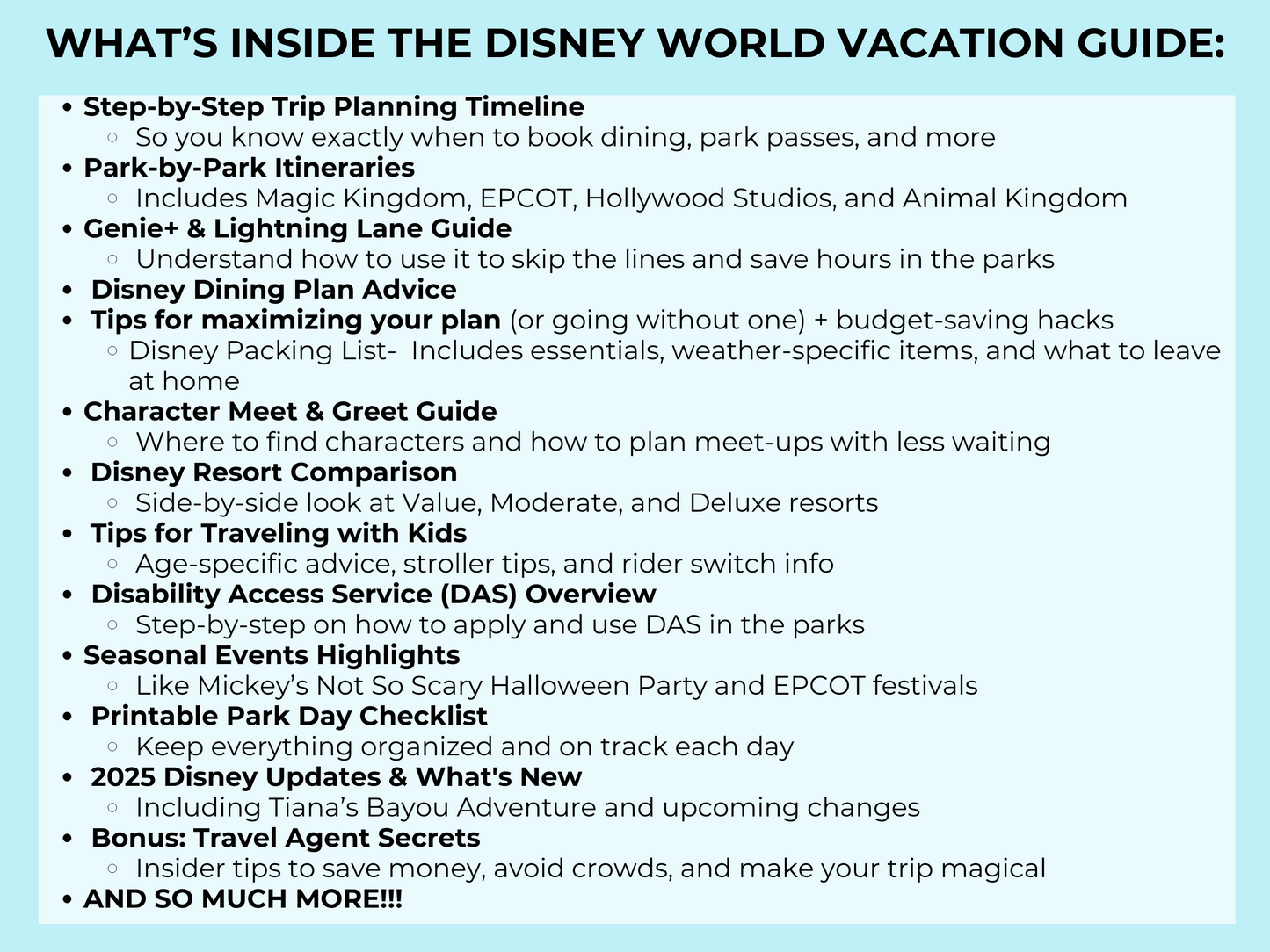 Disney World Guide 2026 | Lightning Lanes, Festivals & Tips