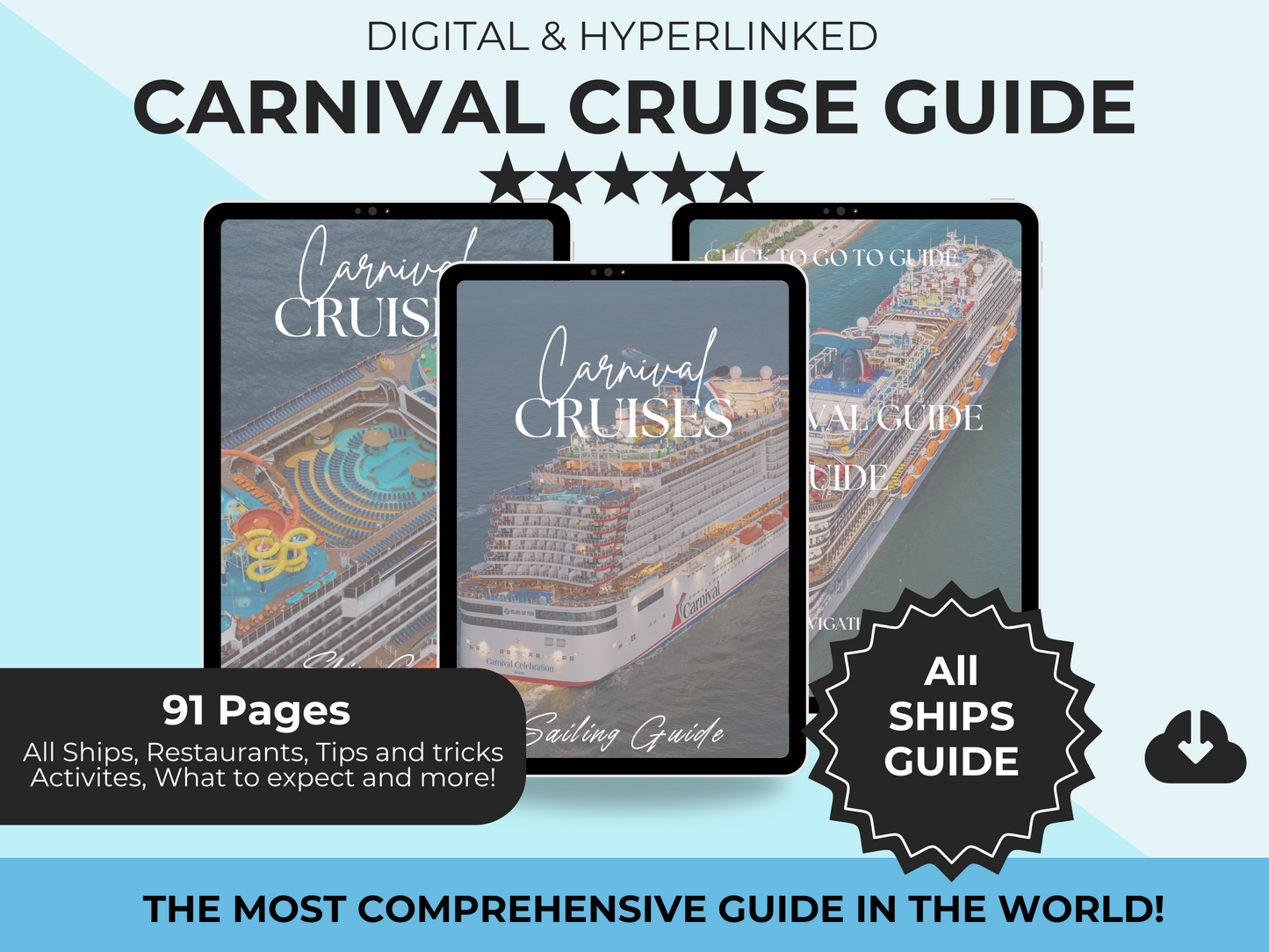 Carnival Cruise Guide - Ultimate Digital Travel Planner for Carnival Cruisers