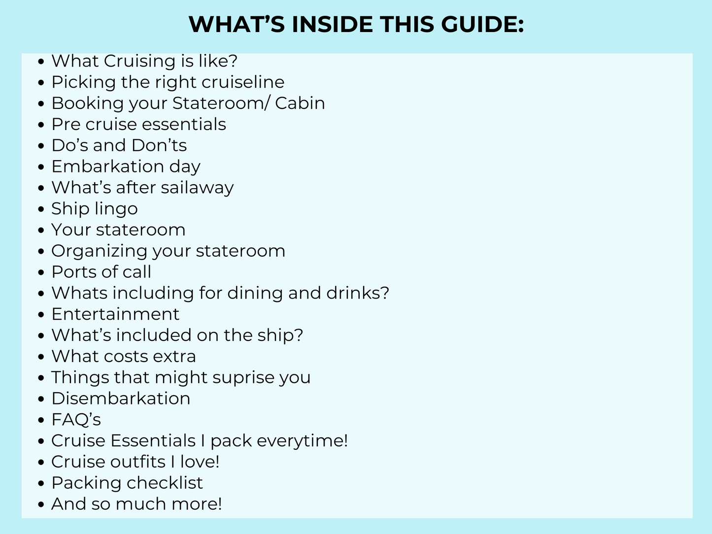 First Time Cruise Guide | Packing, Tips & Cruise Hacks